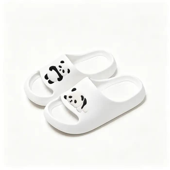 Fashion Panda – pantoufles d'intérieur pour femmes et hommes, mules unisexes mignonnes de dessin ani