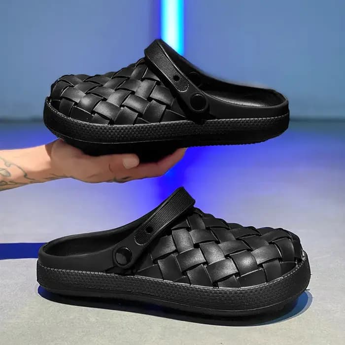 Été nouveaux hommes mode confortable doux lumière pantoufles décontractées sandales maison en plein air bord de mer