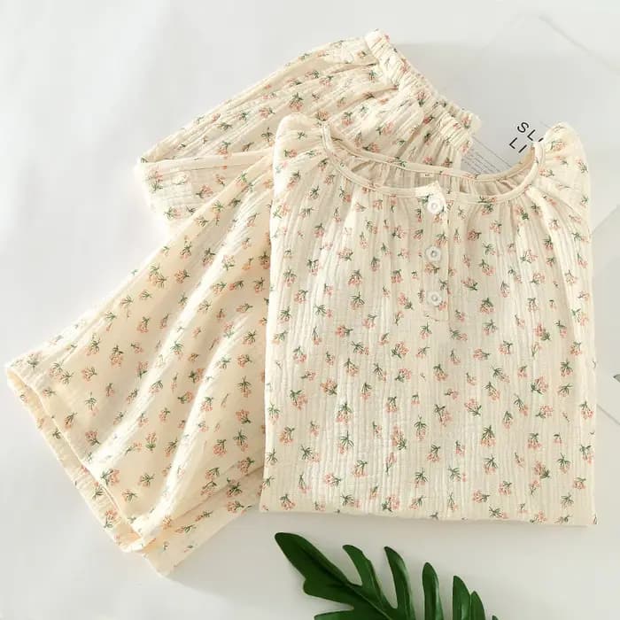 Ensemble de salon en coton léger pour femmes