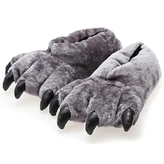 Pantoufles de patte unisexes avec griffes pour chaussures dames