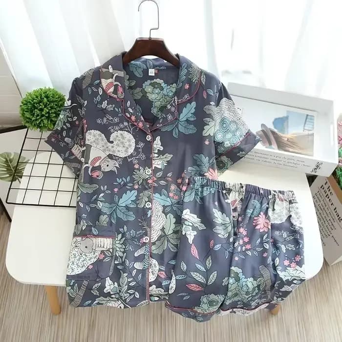 Pyjama à manches courtes pour femmes