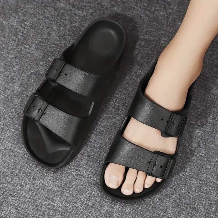 Pantoufles d'hiver chaudes unisexes à double face pour hommes et femmes