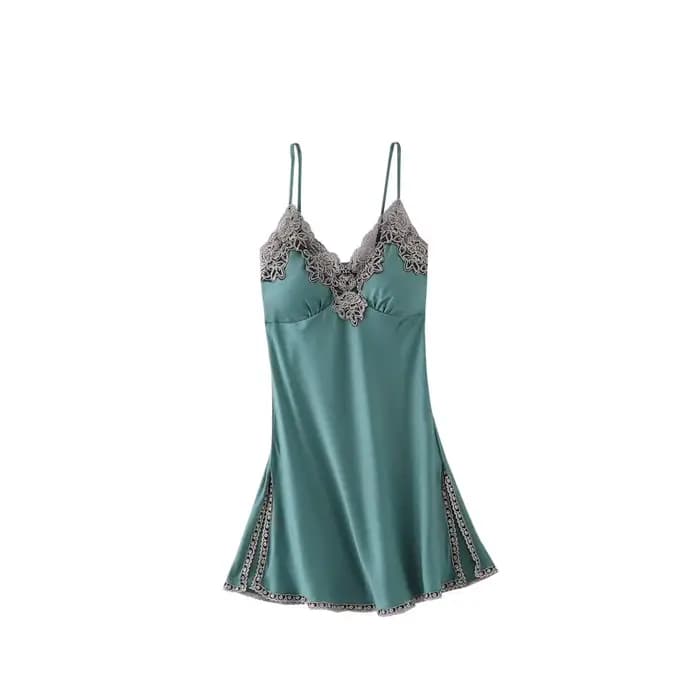 Ensembles de pyjamas en satin pour femmes avec coussinets de poitrine, vêtements de nuit sexy, pyjam