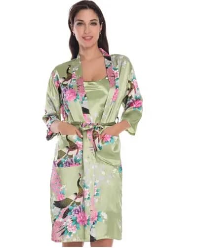 SpaRogerss-Ensemble de Robe et Camisole pour Femme