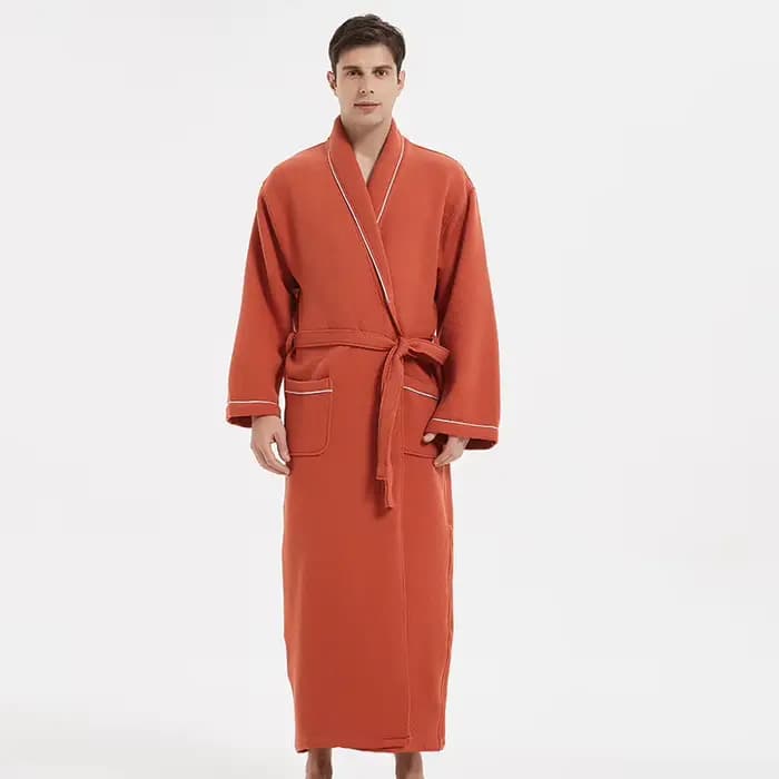 Femmes peignoir coton épais vêtements de nuit hiver Robe chaude Robe de chambre décontracté à manches longues peignoirs vêtements de maison Robe Kimono