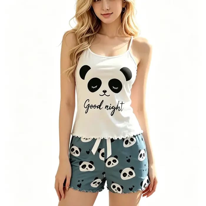 Pyjama pour femmes, col rond