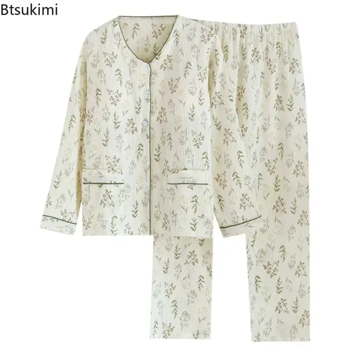 Pyjama d'été 2026 coton pour femmes
