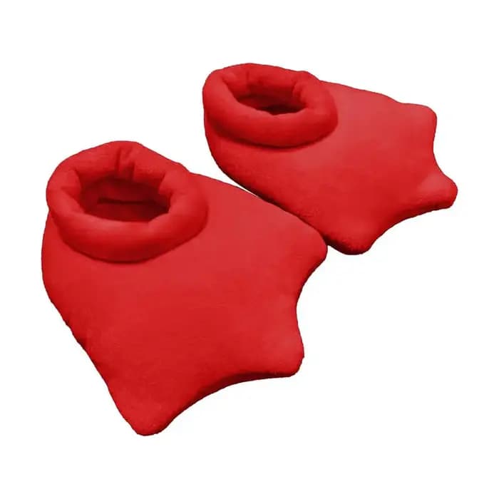 Chaussons en peluche pieds de canard unisexe