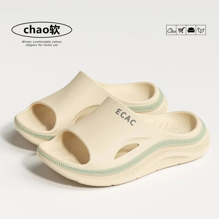 Chaussons d'intérieur et sandales d'été à plateforme pour femme