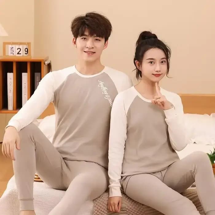 Pyjamas pour adolescents à manches longues 100% coton