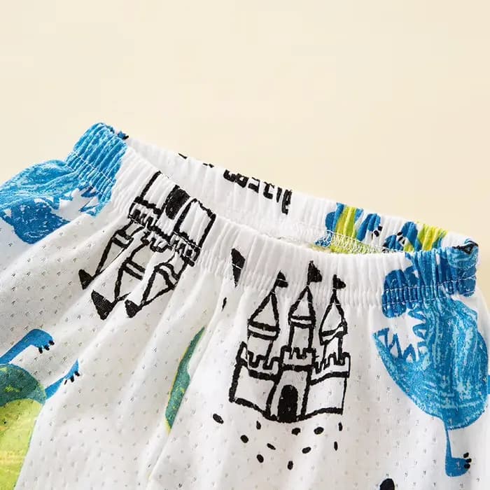 Pyjama court à carreaux pour garçon de 1 à 9 ans, tenue 2024 100% coton, 2 pièces, noir et blanc