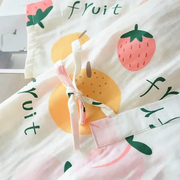 Ensemble pyjama kimono de style japonais à sept manches pour femme