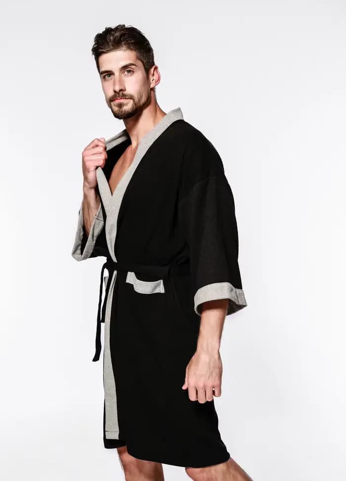 Peignoir grande taille pour hommes, vêtements de nuit, pyjama, 8XL, buste 140cm, 7XL, 6XL, printemps, été