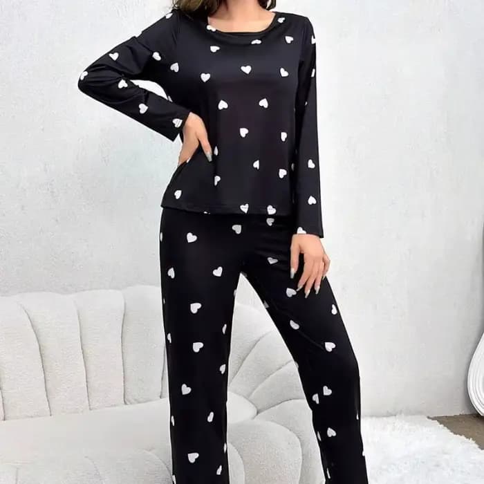 Ensemble de pyjamas College d'amour pour femmes