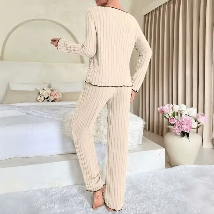 Pyjama en flanelle chaud pour femme