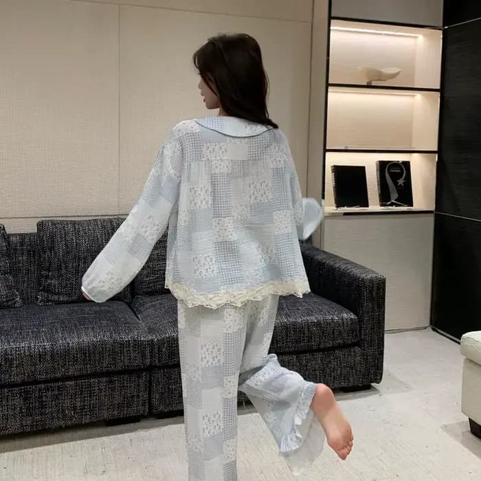 Pyjama en pur coton pour femme