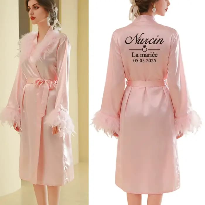 Peignoir personnalisé pour femmes