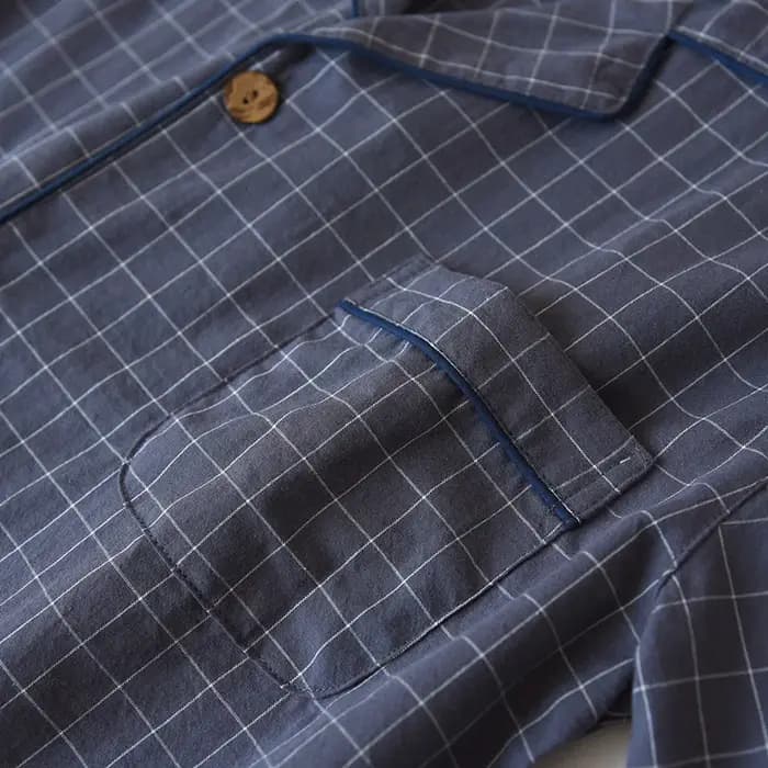 Short homme Pyjama costume pour l'été mince à manches courtes
