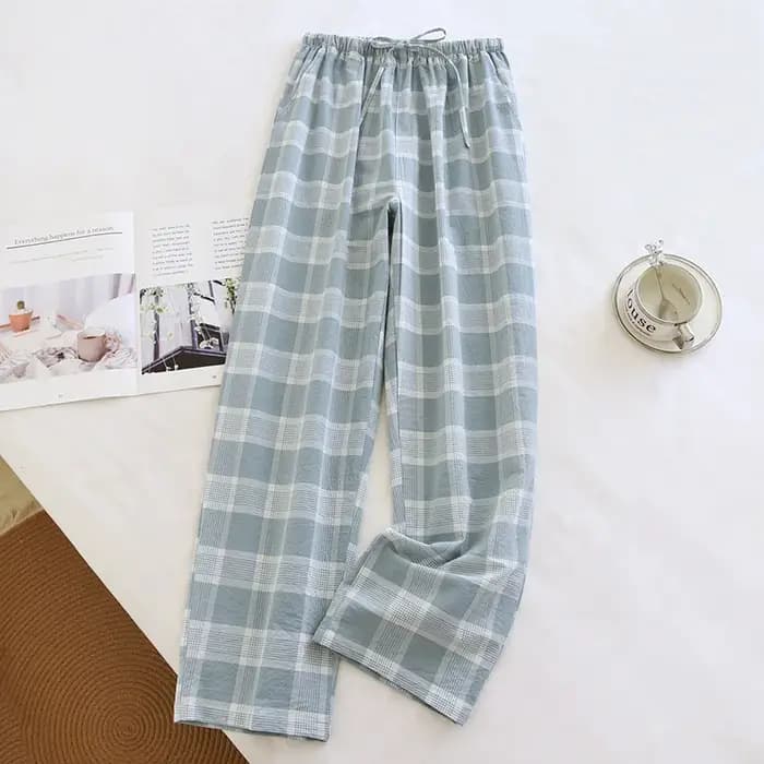 Pantalon de pyjama en coton à carreaux pour hommes, long surintendant ser pour le printemps et l'été, style fin, grande taille, pantalon ajusté