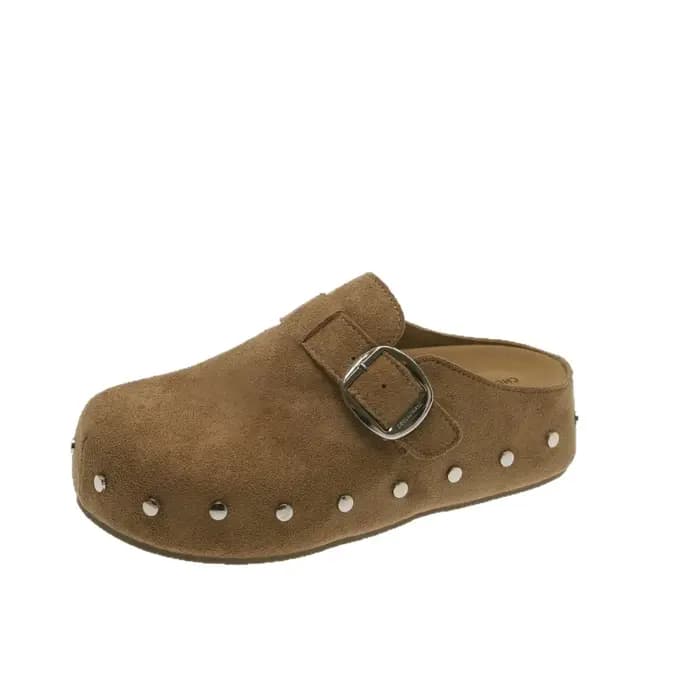 Chaussures pantoufles en fausse fourrure pour femmes