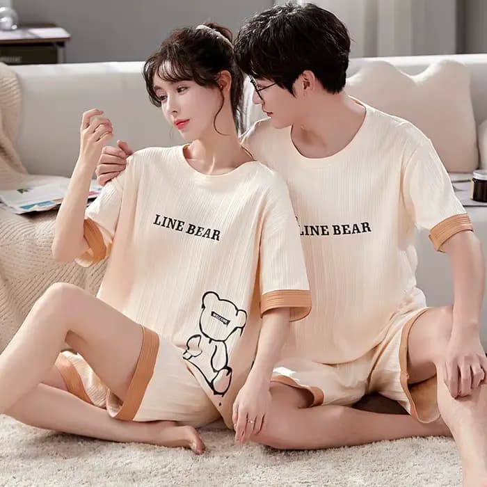 Vêtements de nuit mignons de dessin animé girafe pour hommes et femmes