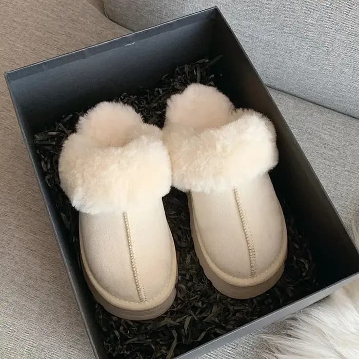 Pantoufles en Fourrure pour Femme