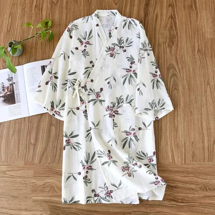 Kimono japonais 2025 nouvelle Robe femme 100% coton