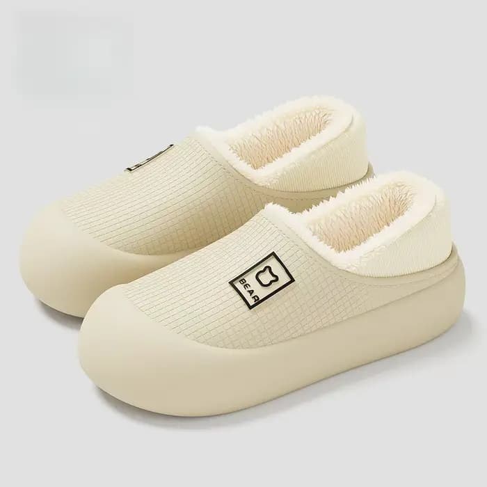 Chaussons pour femmes hiver 2025 nouveau Style à talons intérieur maison semelle épaisse antidérapan