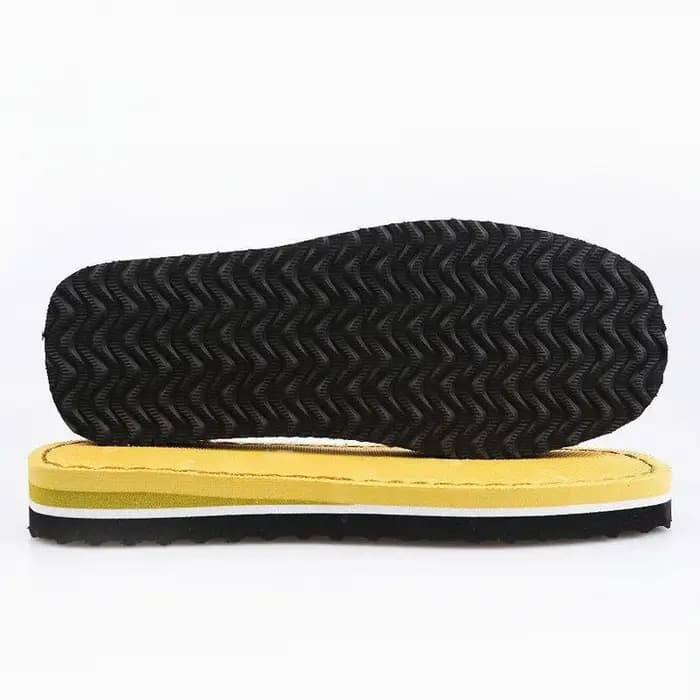 Chaussons en coton à semelle en caoutchouc antidérapante