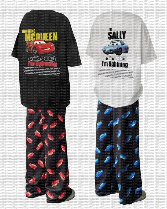 Ensemble pyjama Cars Lightning McQueen & Sally