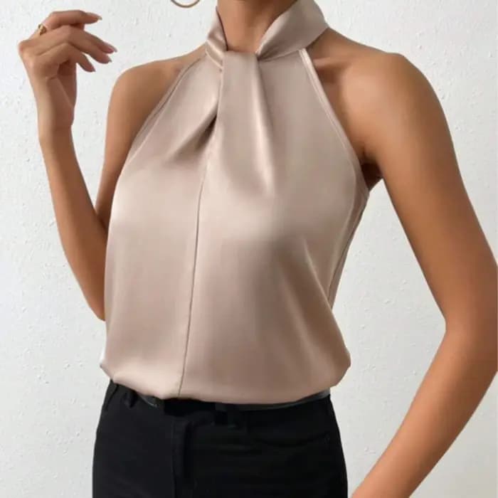 Débardeur en Satin lisse pour femmes