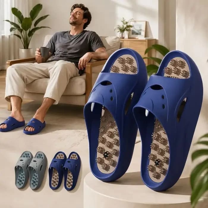 Chaussons de massage par acupression pour hommes