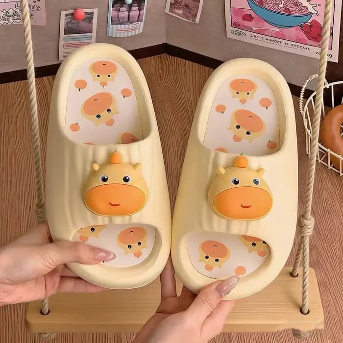 Mignonnes pantoufles antibactériennes d'été pour l'intérieur et l'extérieur