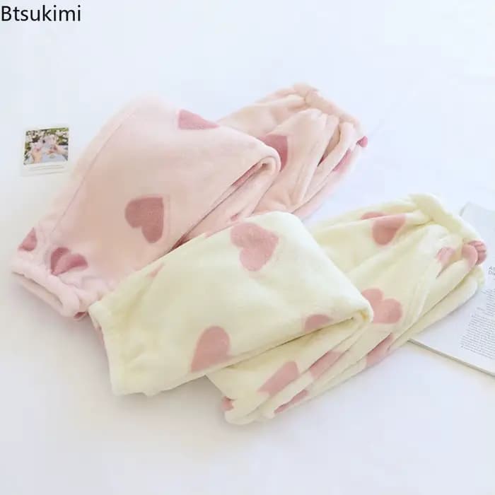 Nouveau pantalon de pyjama automne/hiver pour femme