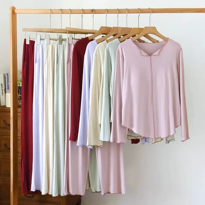 Ensemble pyjama d'allaitement de maternité pour femmes