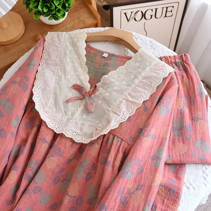 Ensemble pyjama en coton pour femme