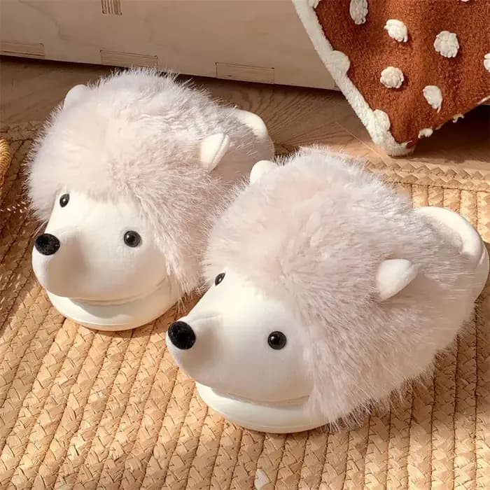 Pantoufles Moelleuses de Dessin Animé pour Femme