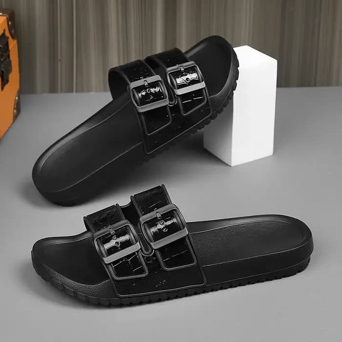 Pantoufles d'été pour hommes, sandales légères, pantoufles de plage, chaussures décontractées confortables