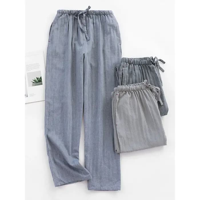 Pantalon de pyjama en coton pour hommes