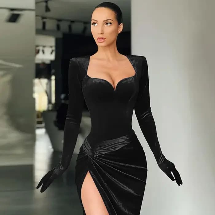 GACVGA robe longue élégante