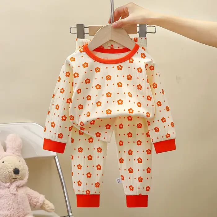 Ensemble de pyjama en coton doux à manches longues pour garçons