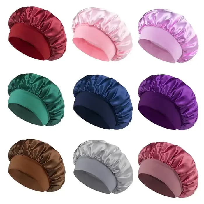 Bonnets en Satin, bonnet de nuit