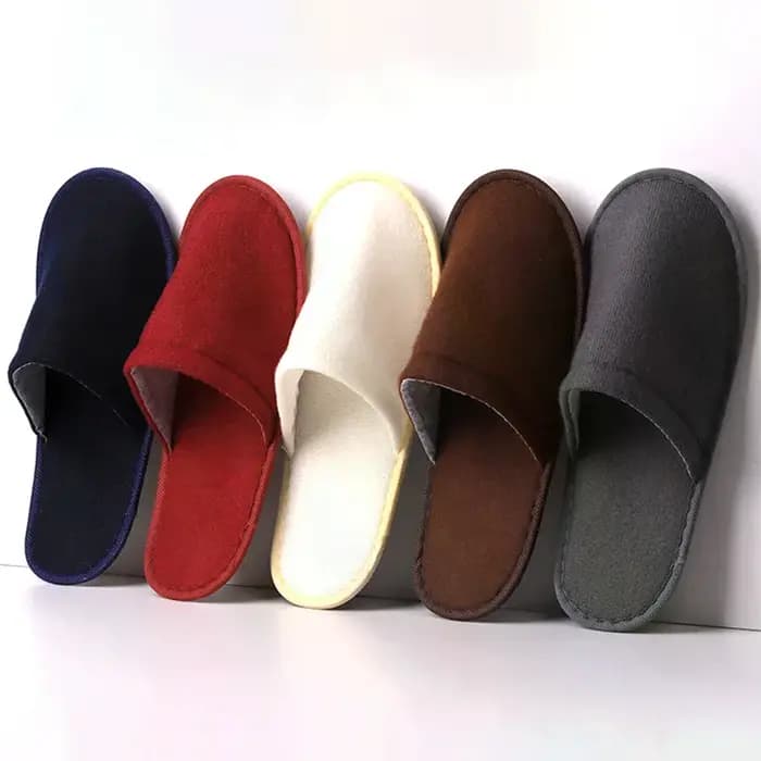 Chaussons jetables pour chambres d'hôtel, en polaire EVA jetable, légers