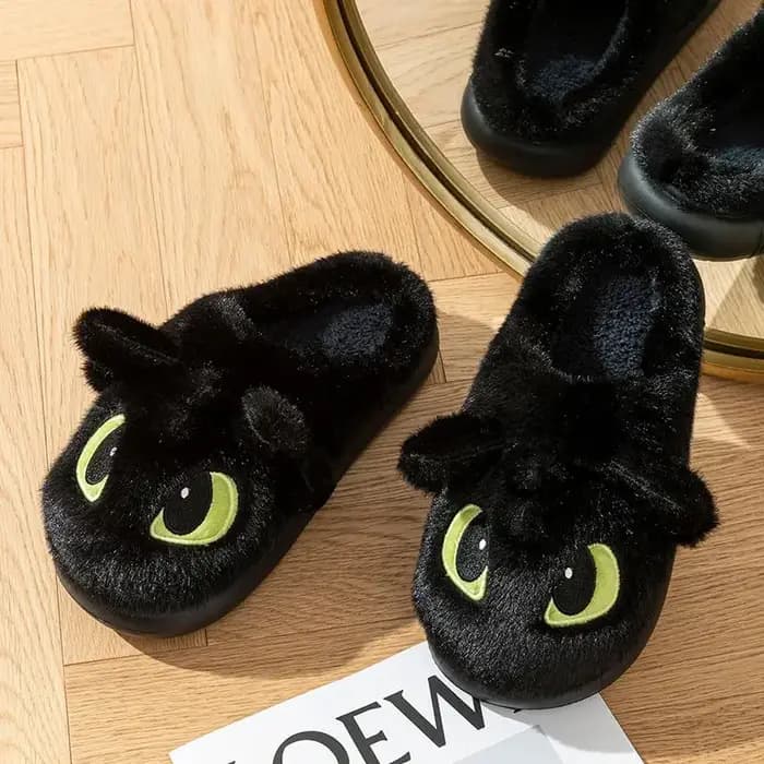 Pantoufles en coton « How to Train Your Dragon Toothless » créatives