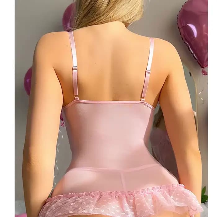 Ensemble de lingerie délicate ultra sexy avec nœud