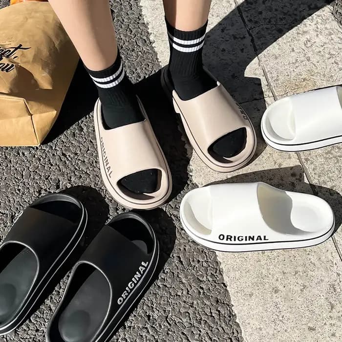 Chaussures antidérapantes à semelle épaisse pour hommes et femmes