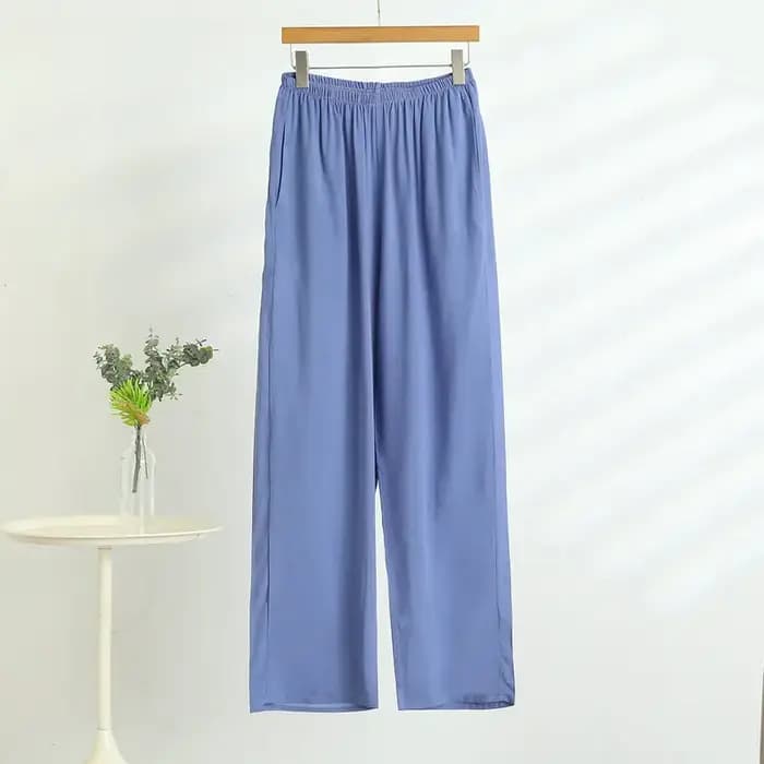 Grande taille pyjama pantalon pour hommes décontracté coton vêtements de nuit