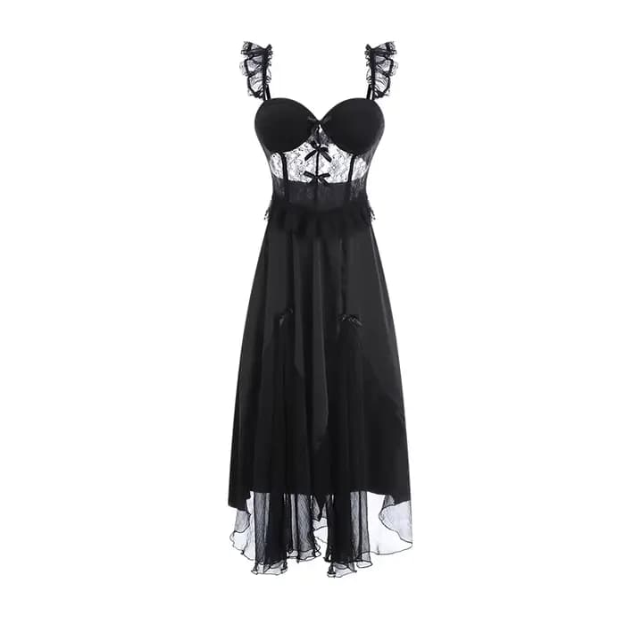 Ensemble de robe kimono en dentelle blanche pour femmes