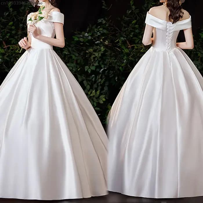 Robe de soirée élégante en satin pour femme