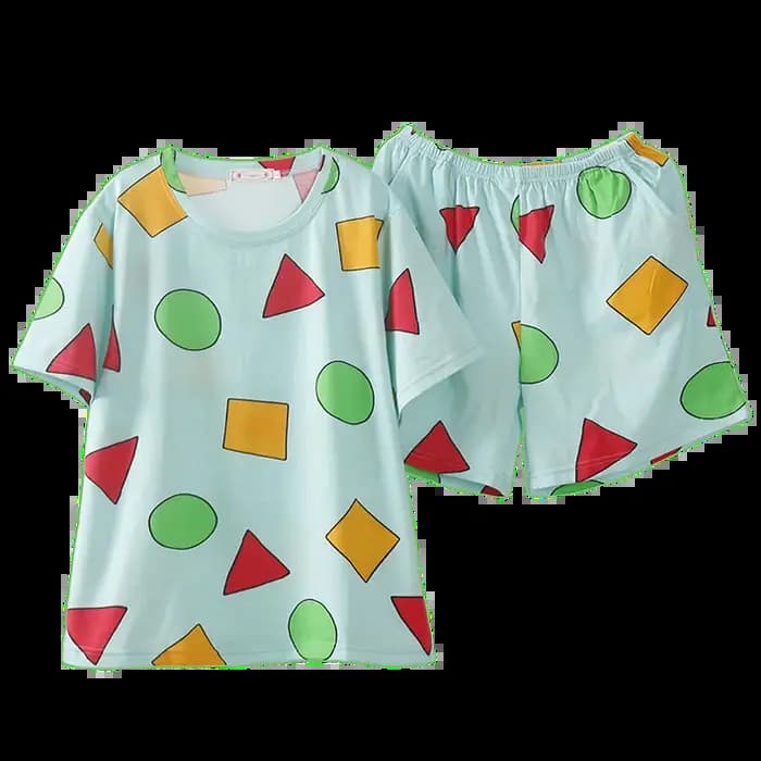 Pijama Sin Chan homme Pyjama Sinchan coton été ensembles courts pyjamas japonais pour Couples